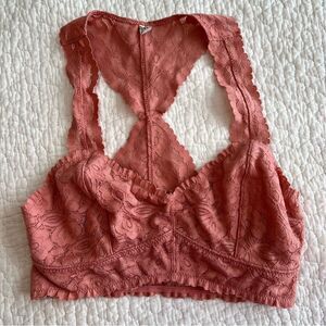 ✨ Intimately Free People Women’s Dark Pink Lace Bralette XS
